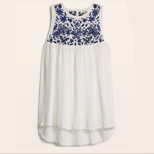 Aritzia Wilfred Eclater Embroidered Floral Blouse